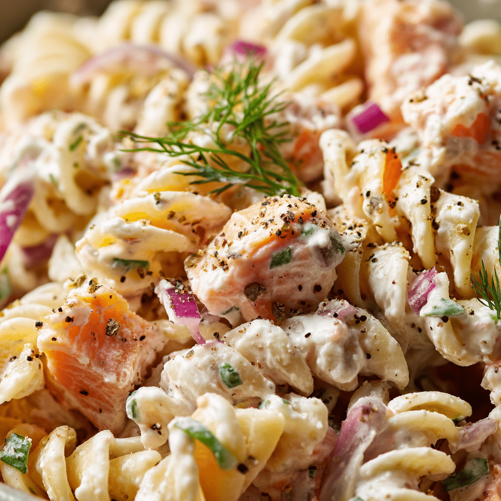 Smoked Salmon Pasta Salad