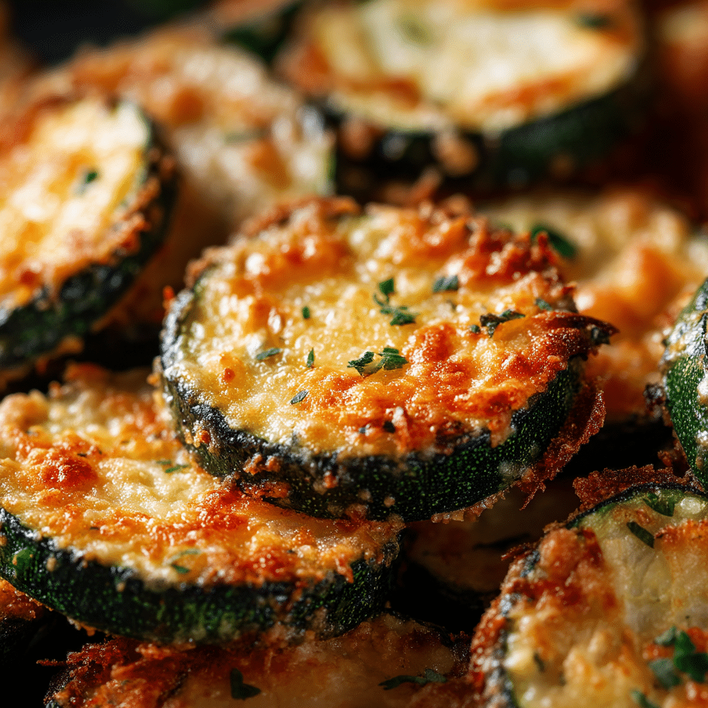 Crispy Parmesan Zucchini Rounds Recipe