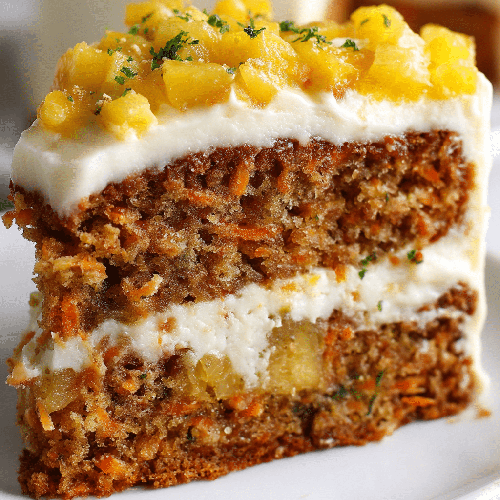 Hawaiian Carrot Pineapple Cake