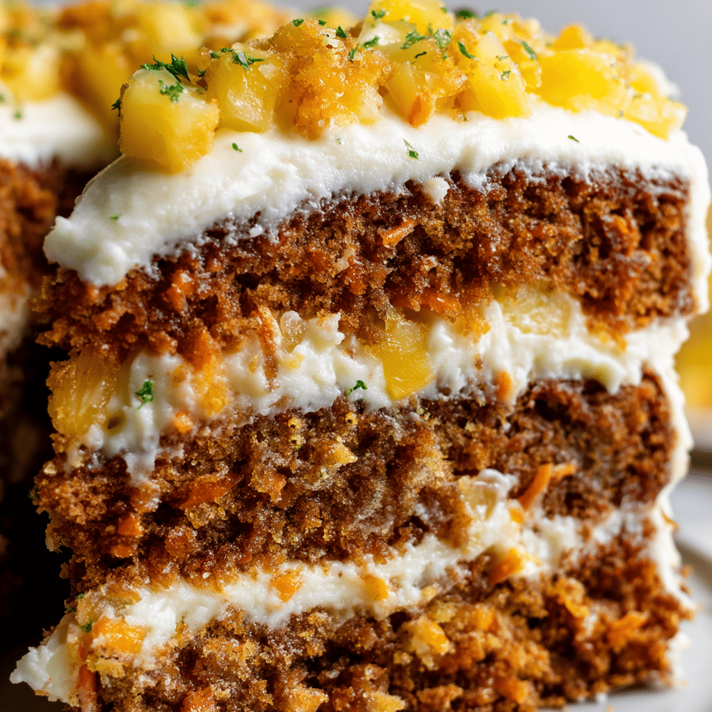 Hawaiian Carrot Pineapple Cake