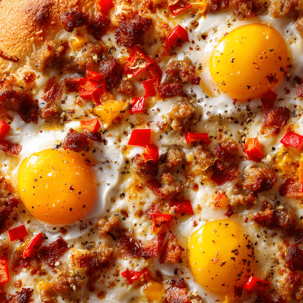 School Breakfast Pizza
