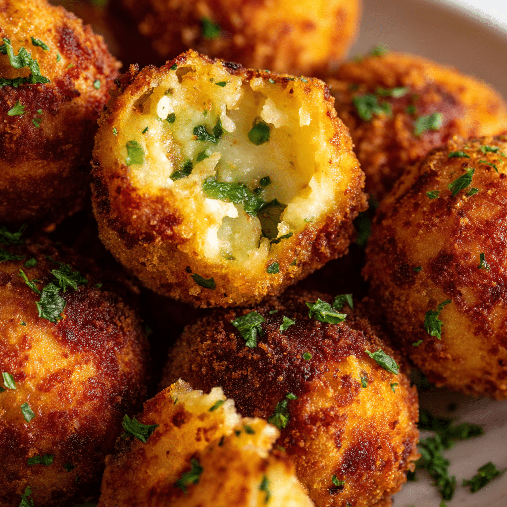 Cheesy Colcannon Balls