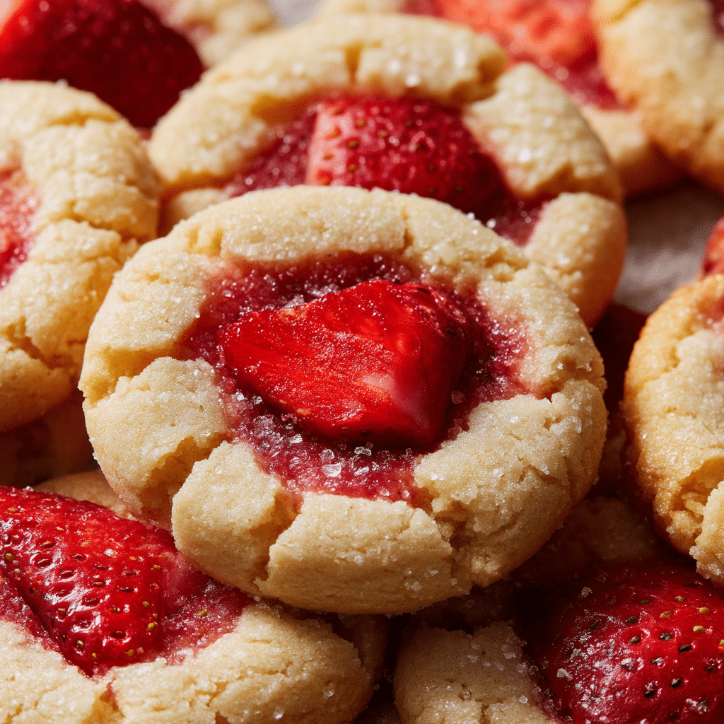 Strawberry Kiss Cookies