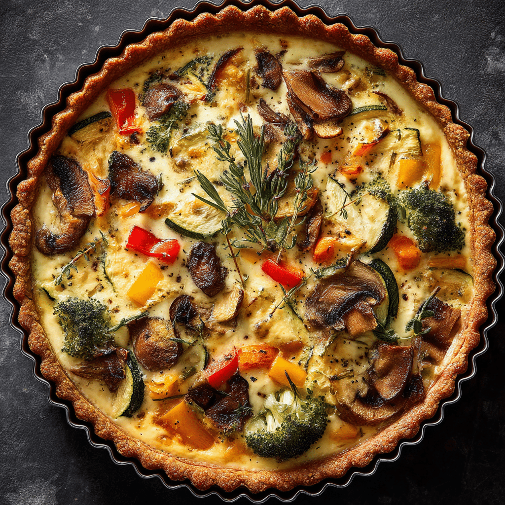 Delicious Springtime Vegetable Quiche Recipe