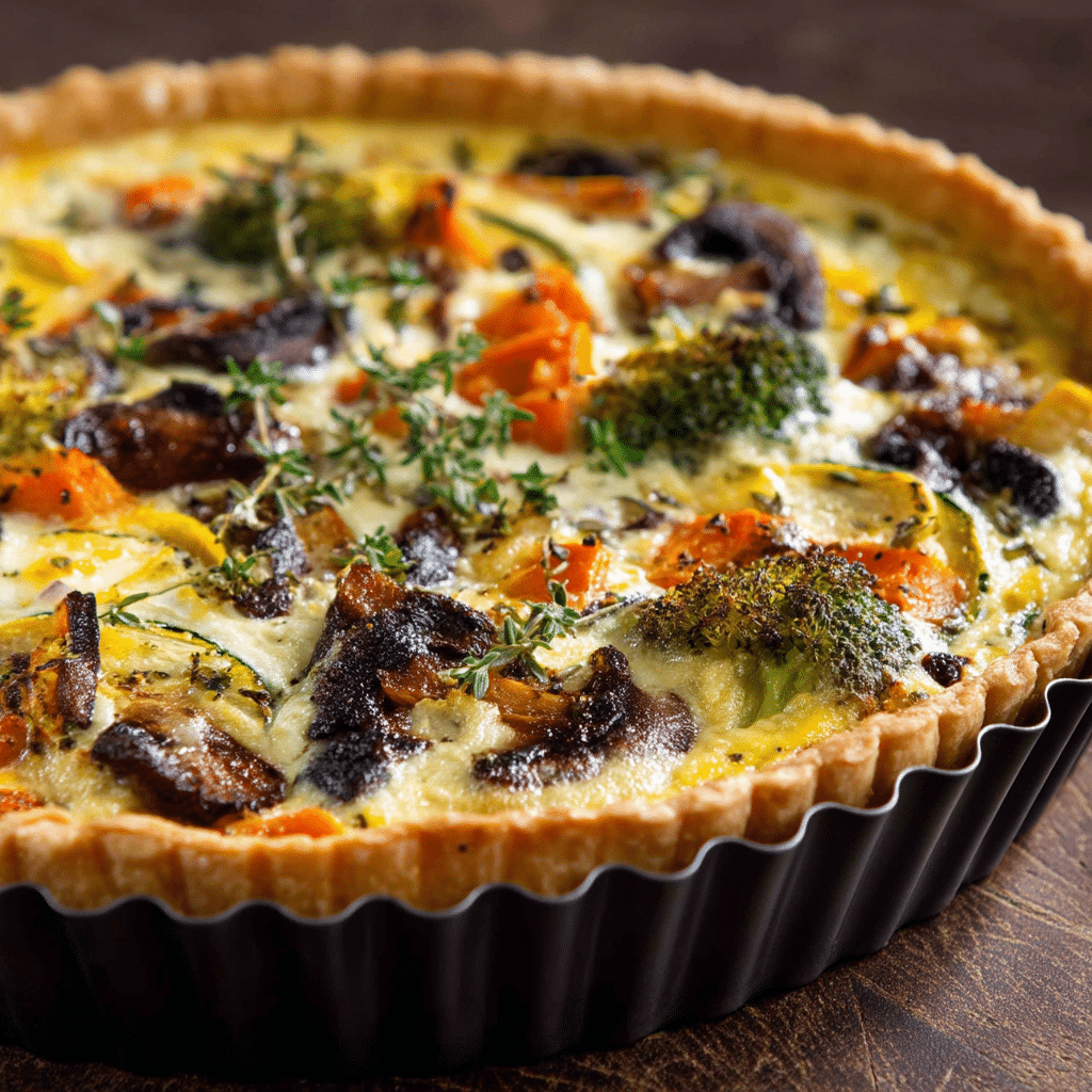 Delicious Springtime Vegetable Quiche Recipe