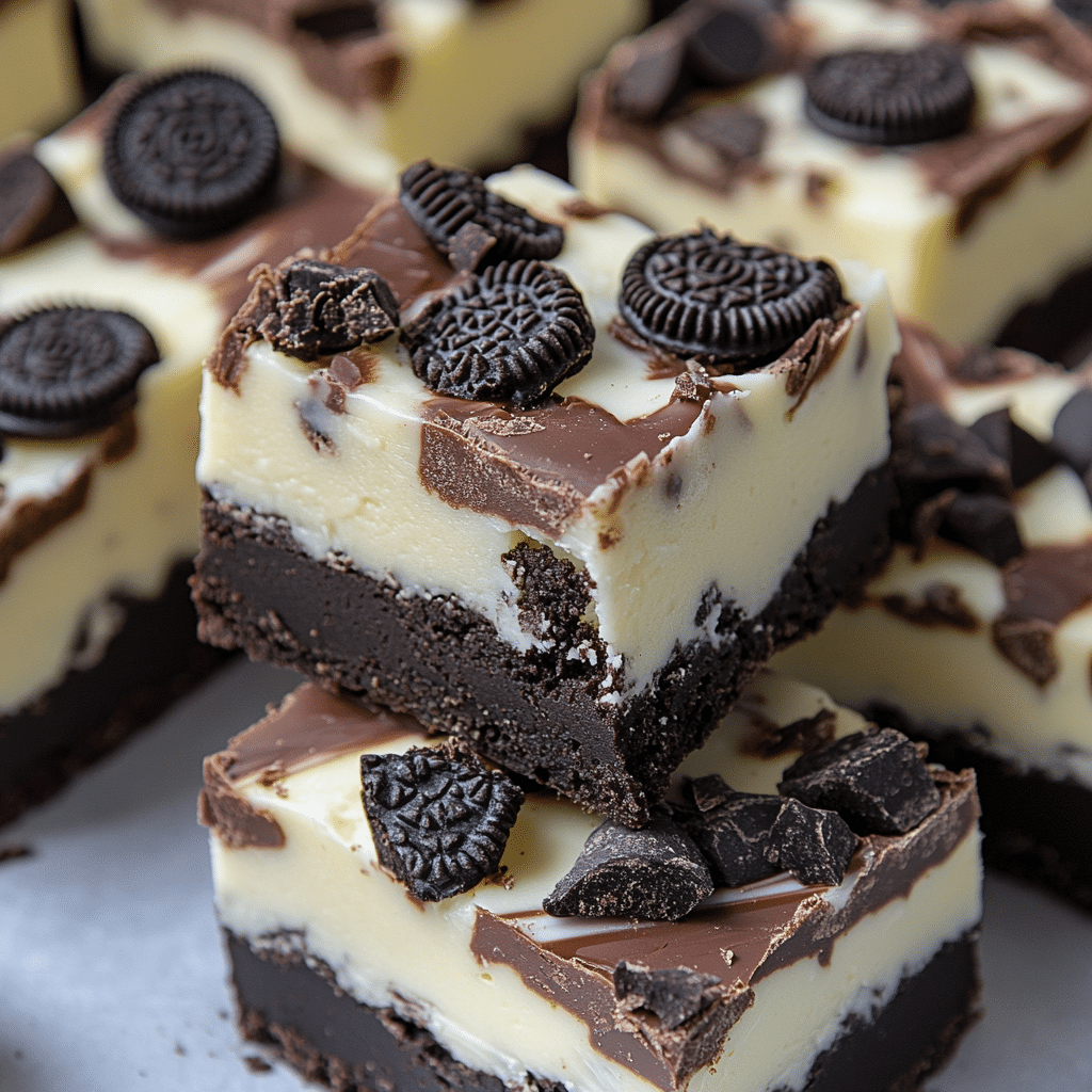Cream Cheese Oreo Brownies