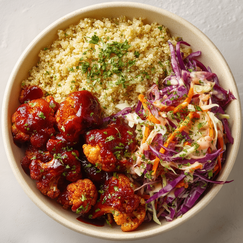 BBQ Cauliflower Bites Bowl