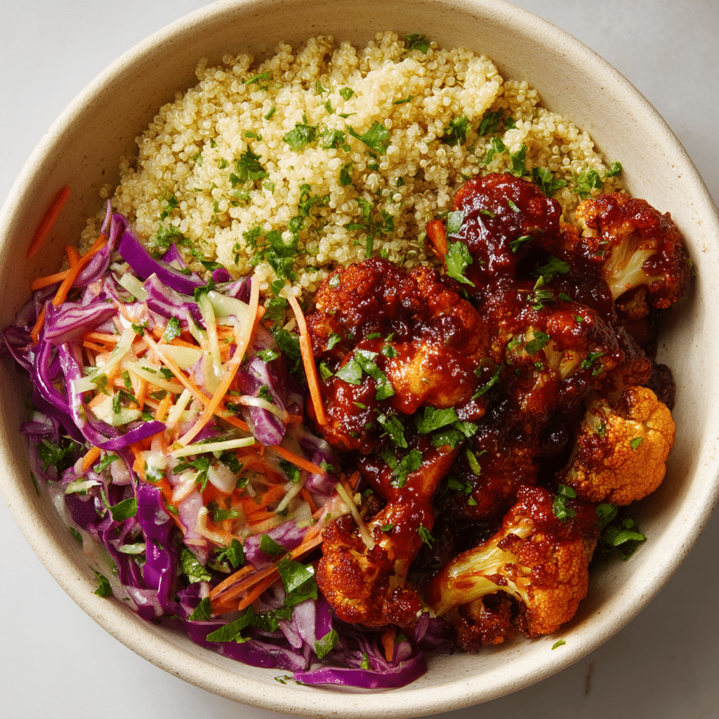 BBQ Cauliflower Bites Bowl