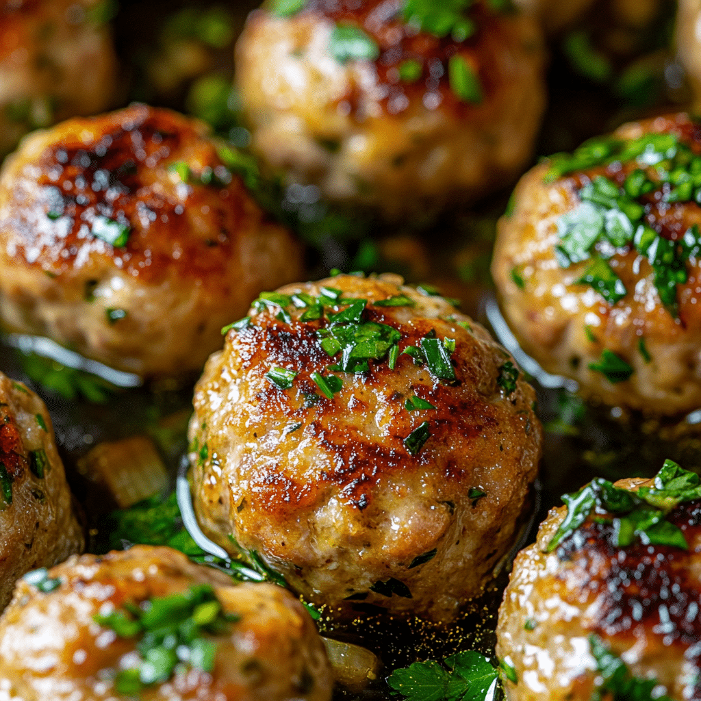 Chicken Piccata Meatballs