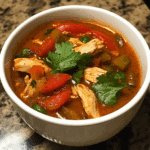 Low Carb Chicken Fajita Soup