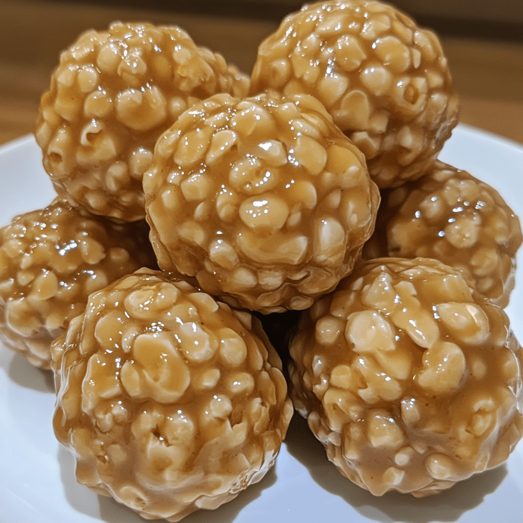 Caramel Popcorn Balls