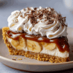 Easy Banoffee Pie Recipe with Caramel and Cream