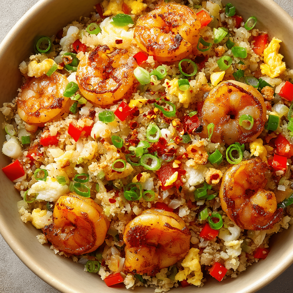 Shrimp Cauliflower Fried Rice