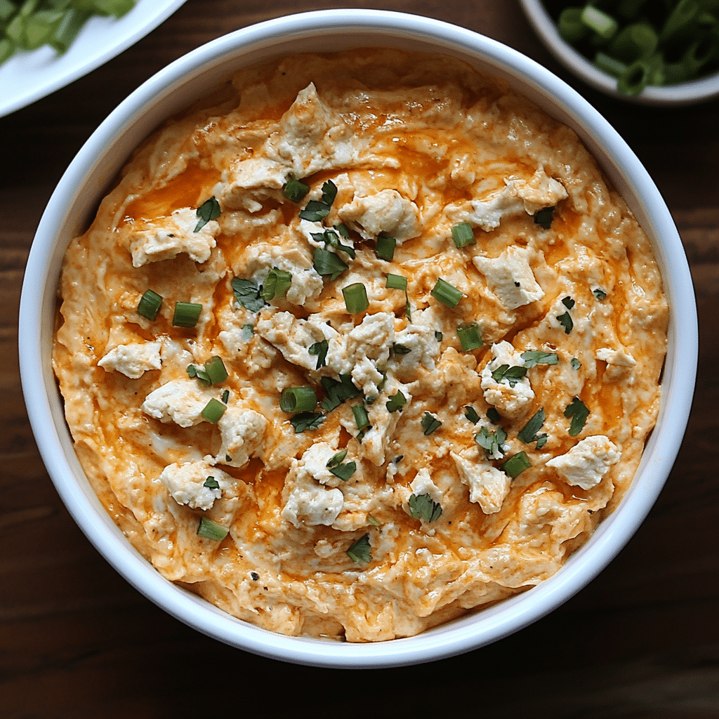 Healthy High Protein Buffalo Chicken Dip