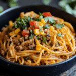 Taco Spaghetti: A Bold Pasta Dinner Recipe