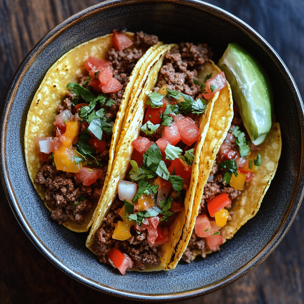 Ground Beef Tacos
