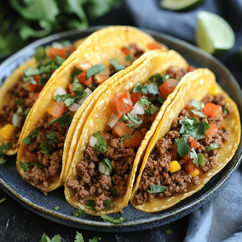 Ground Beef Tacos