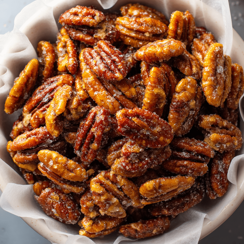 Air Fryer Candied Pecans