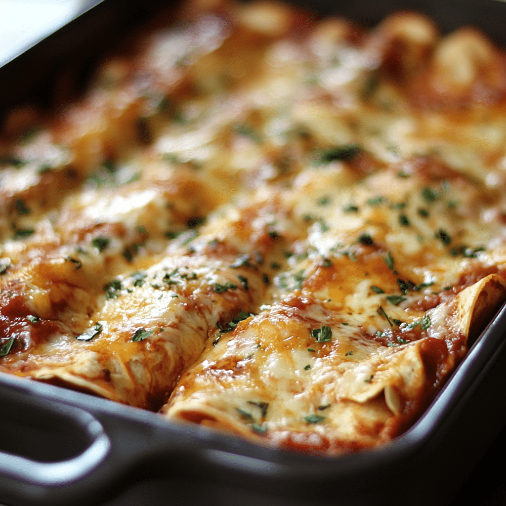 Easy Chicken Enchilada Recipe