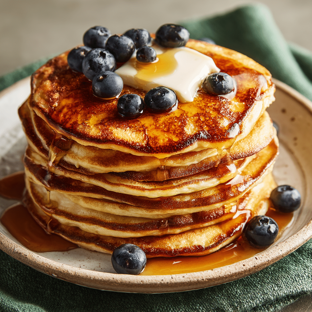 Fluffy Protein Pancakes without Protein Powder