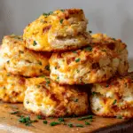Breakfast Protein Biscuits with Ham and Cheddar
