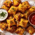 Cauliflower Chicken Nuggets with Dijon Honey Mustard Dip