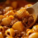 Creamy Beef and Shells