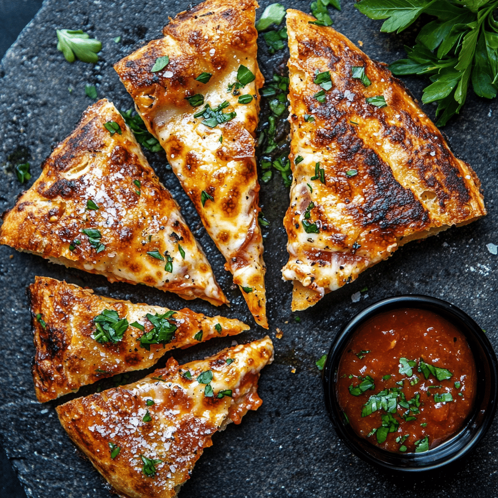 Air Fryer Calzones (Crazy Easy)