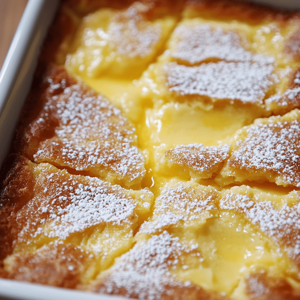 Magic Lemon Cobbler