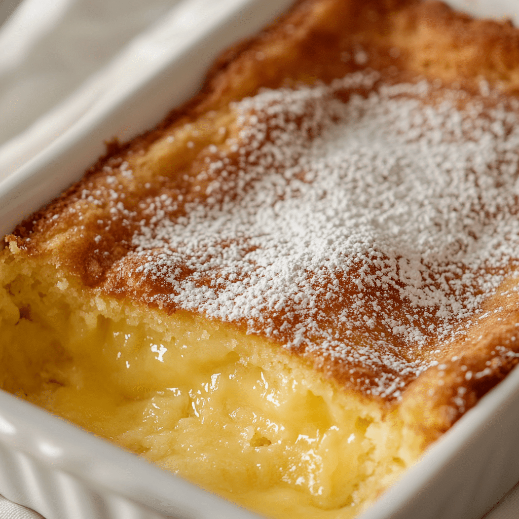 Magic Lemon Cobbler