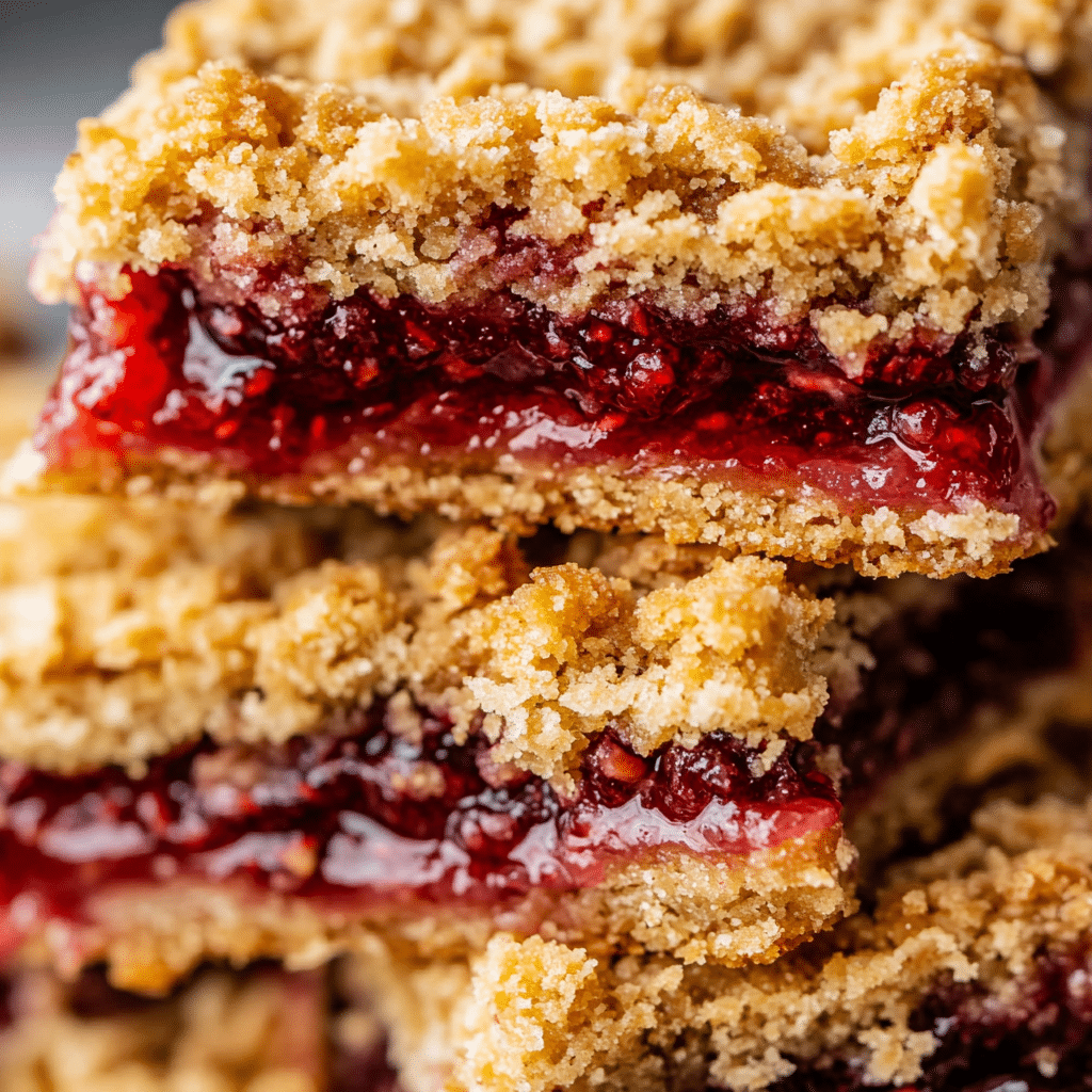 Fabulous Five Ingredient Raspberry Bars