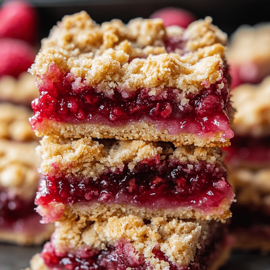 Fabulous Five Ingredient Raspberry Bars