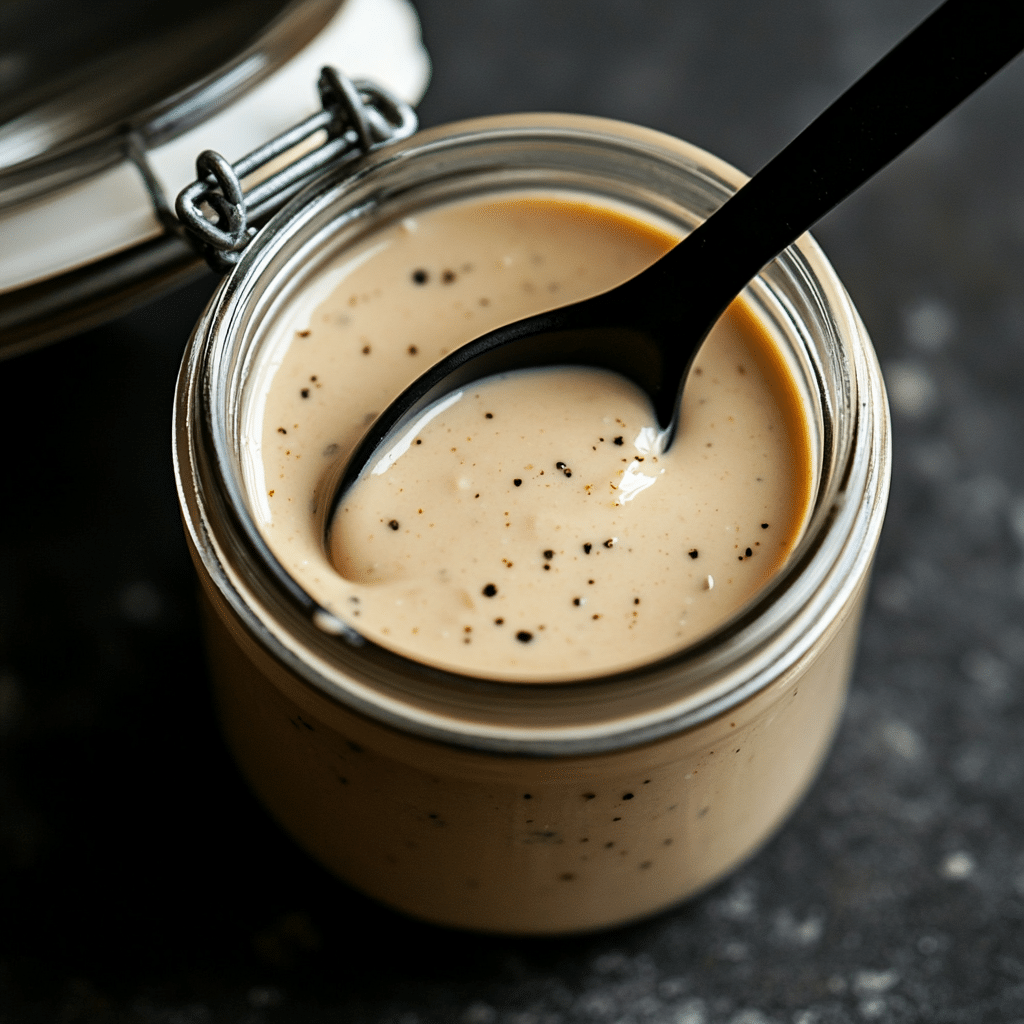 Homemade Creamy Caesar Salad Dressing