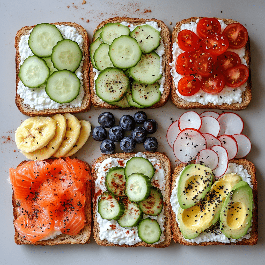 Quick 5-minute Cottage Cheese Breakfast Toast