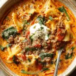 Easy Creamy Lasagna Soup