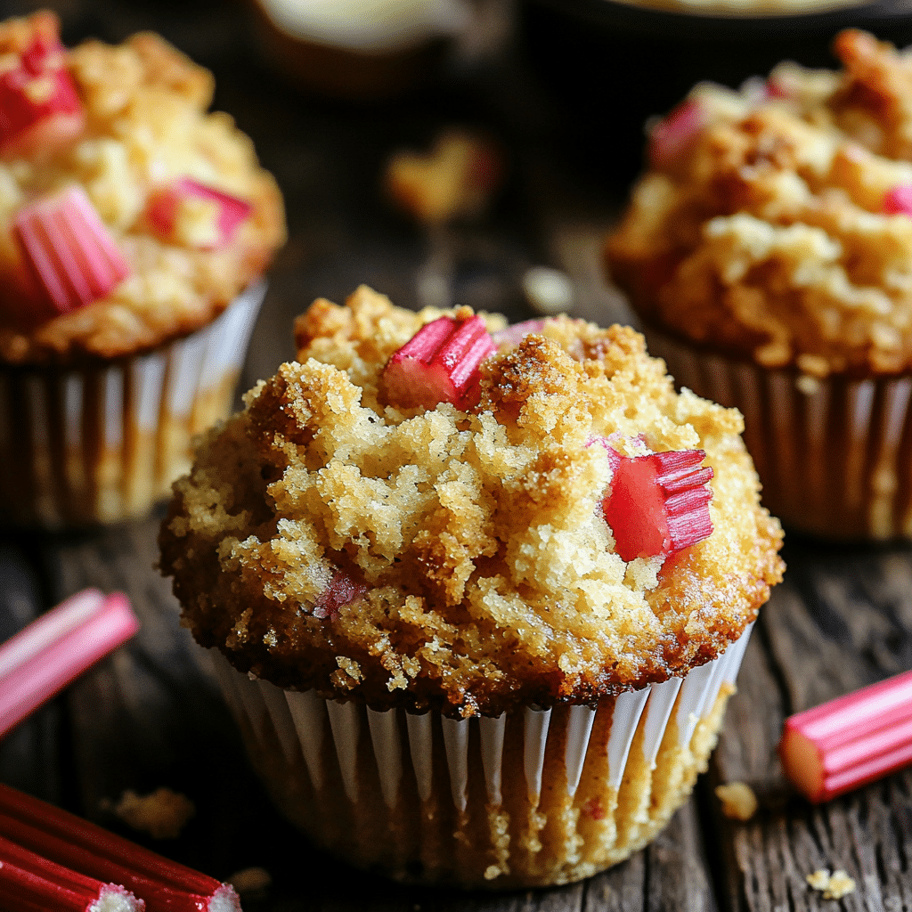 Rhubarb Muffins