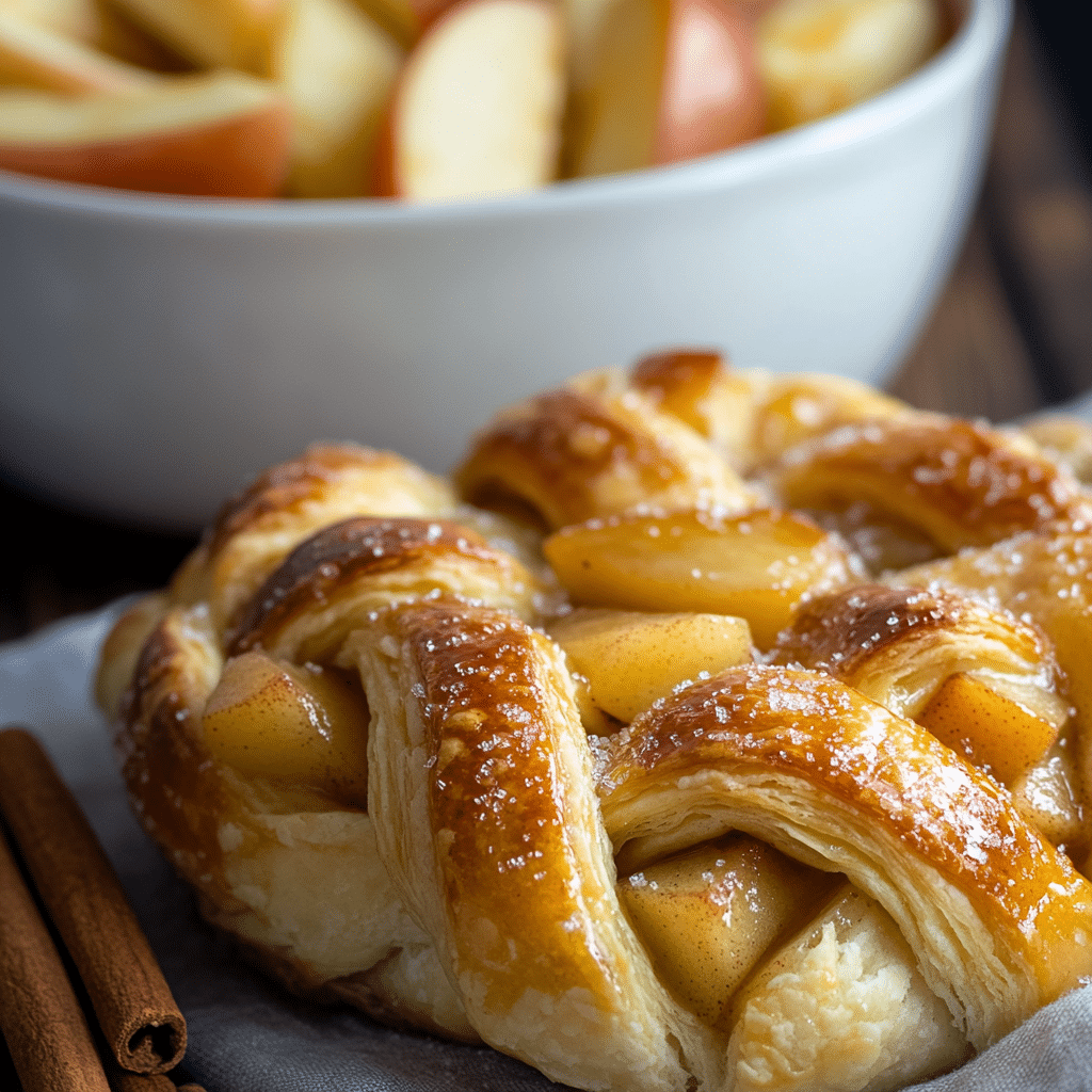 Braided Apple Puff Pastry