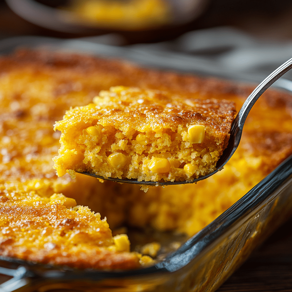 Sweet Corn Spoonbread Casserole