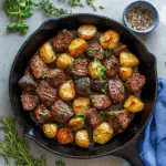 Steak Bites and Potatoes