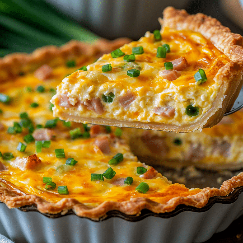 Ham and Cheese Quiche