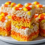 Candy Corn Rice Krispie Treats