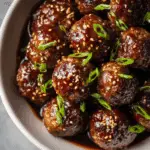 Asian Crockpot Meatballs