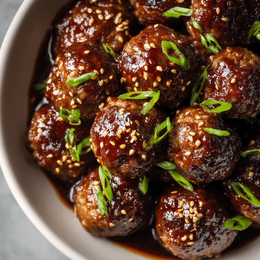 Asian Crockpot Meatballs