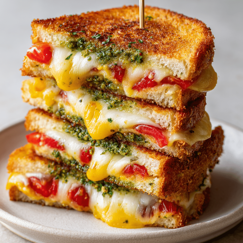 Pesto Grilled Cheese