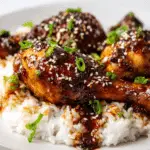 Slow Cooker Honey Garlic Chicken Legs