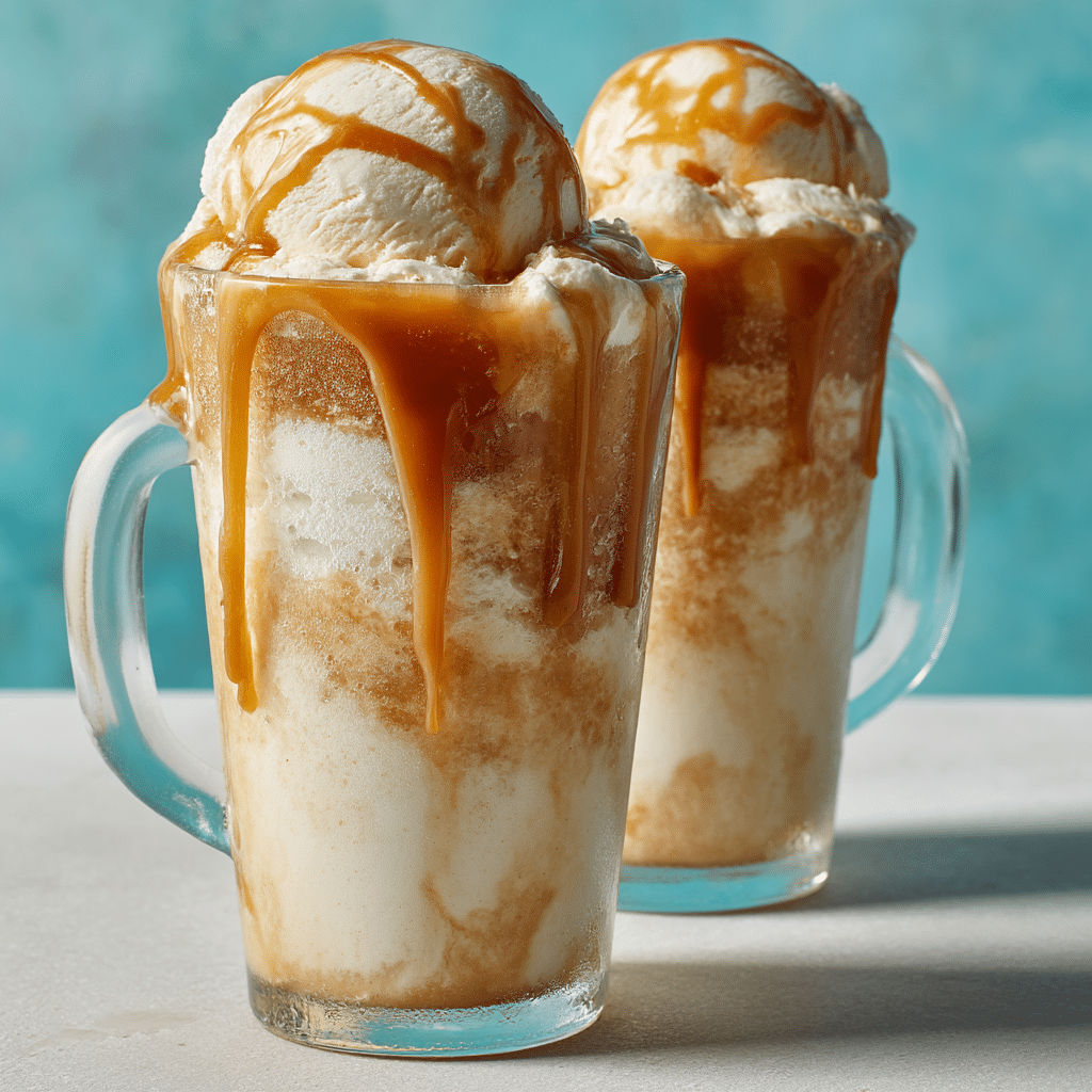 Caramel Apple Cider Float Recipe