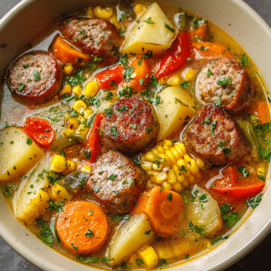 Sausage and Vegetable Soup