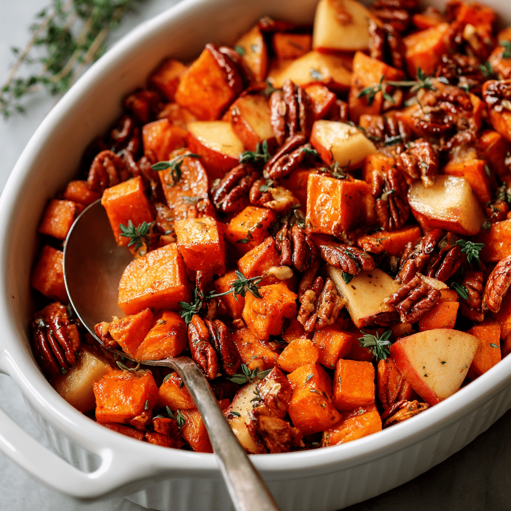 Sweet Potato and Apple Casserole