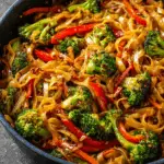Veggie Lo Mein + Video (Under 30 Minutes)