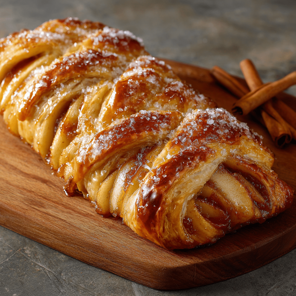 Braided Apple Puff Pastry